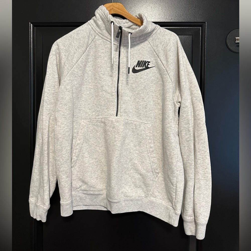 Women’s Gray Nike Quarter Zip